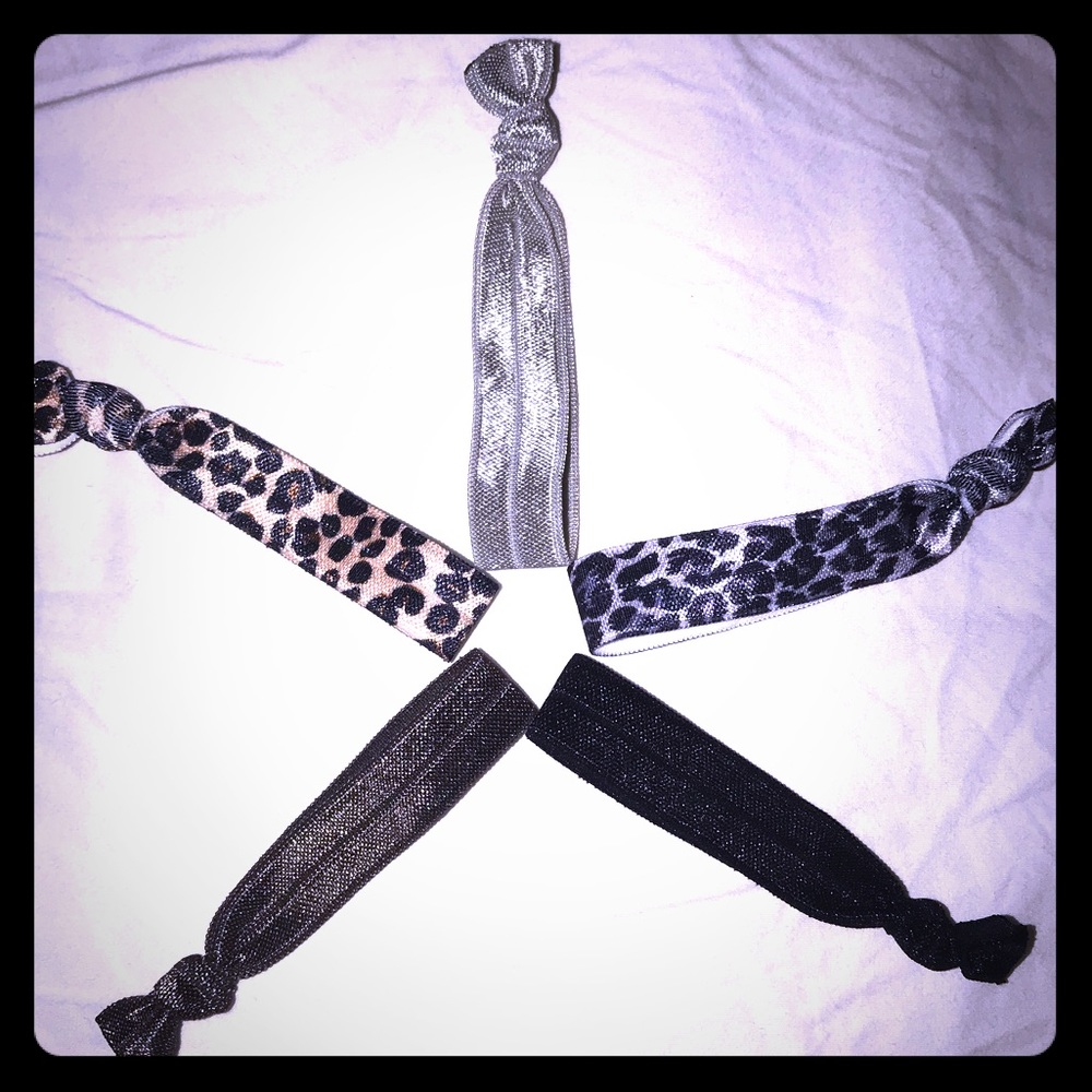 Animal Print Hair Elastics